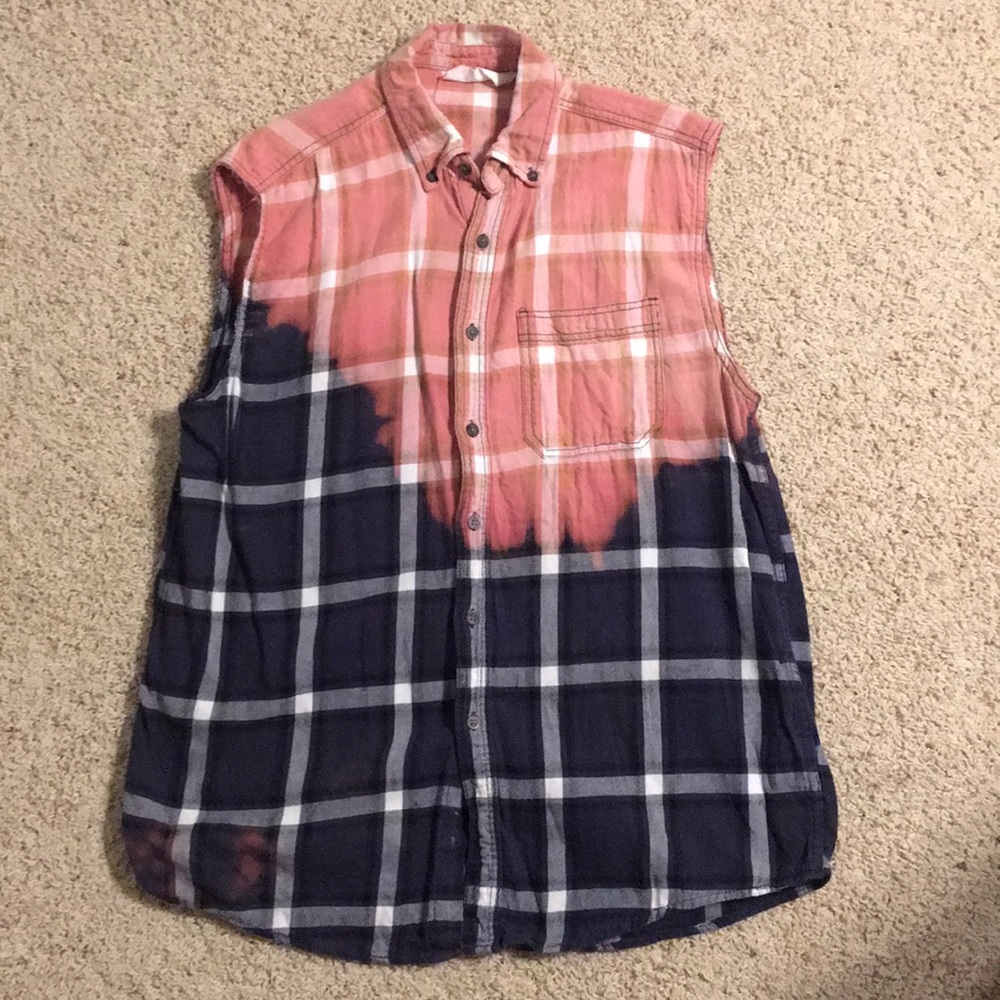 Unique flannel vest